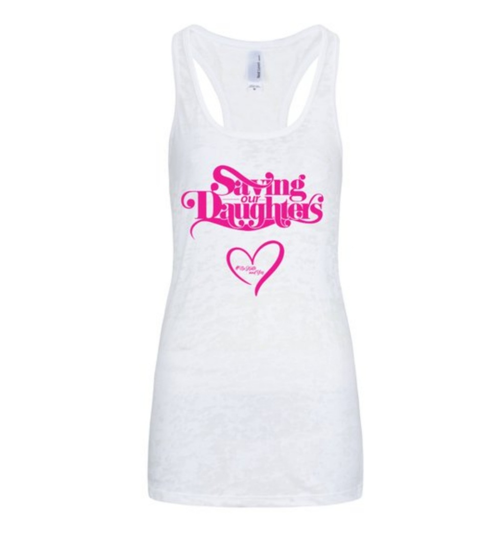 No Hate and Yes Love Women’s Shirttail Tank Top – Saving Our Daughters ...